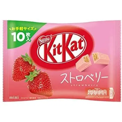 
10 pieces KitKat mini strawberry 