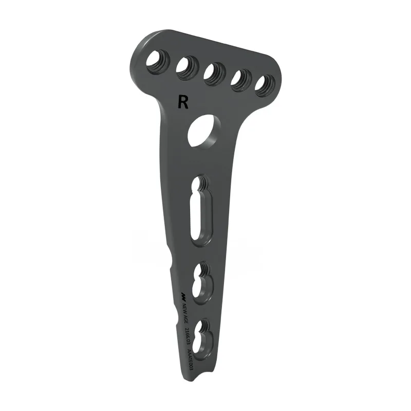 
High Production Orthopedic Implants Locking Plate Radius Volar Buttress Plate 2.7mm Titanium Grade 5 Titan Grey Fracture Surgery 