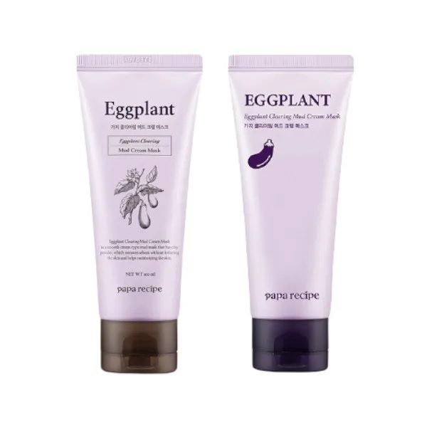 face pack Papa Recipe Eggplant Clearing Mud Cream Mask Korean cosmetics sheet mask