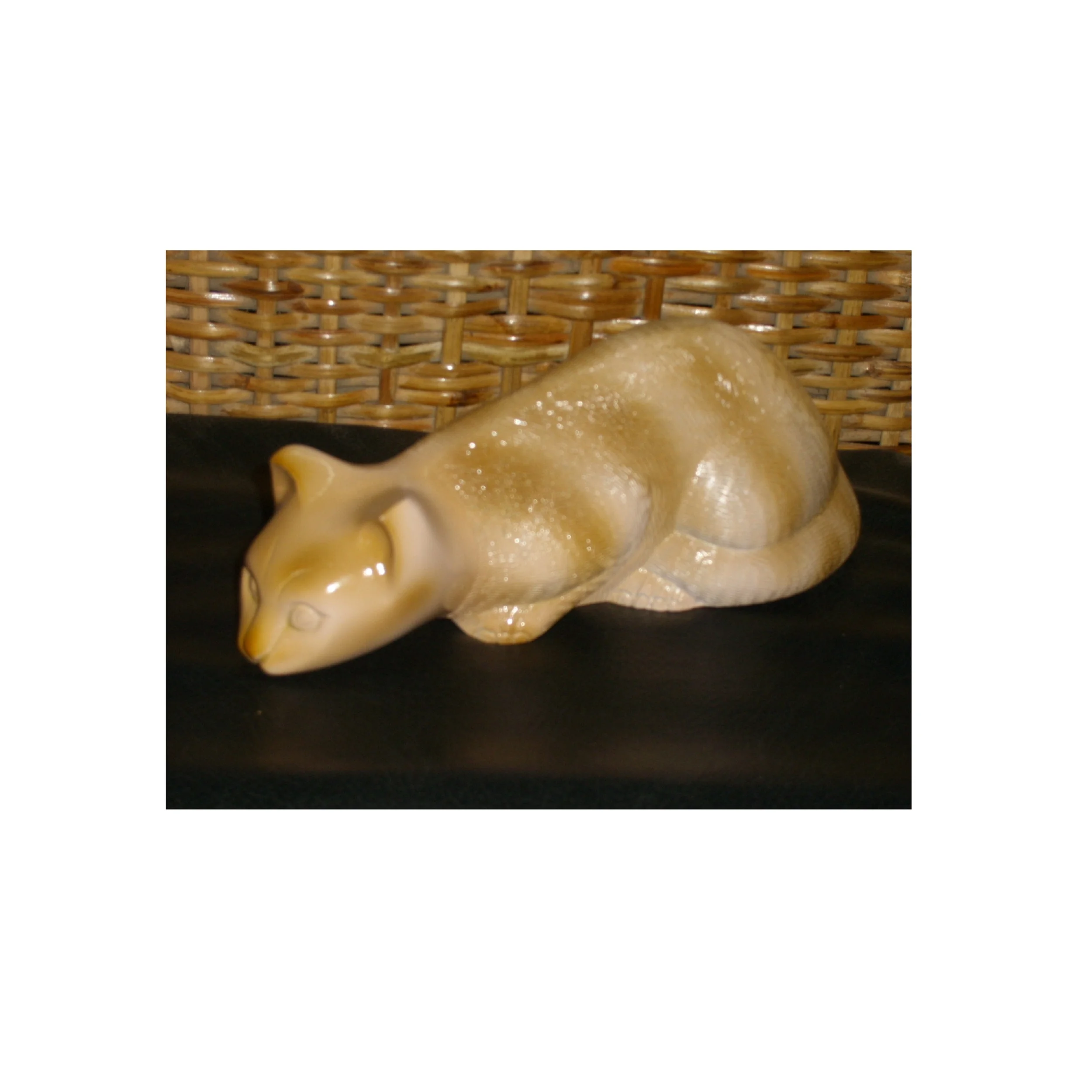 Solid Brass Pet Cremation Urns Premium Pure Funeral Ashes Urn Cat Shaped Premium Pure Customized Color Burial Ashes Urn