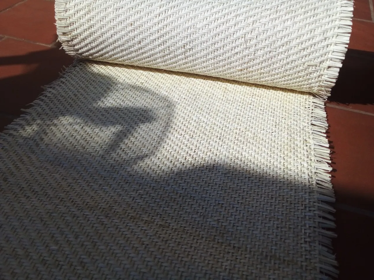 Open cane webbing roll for making chair/Rattan cane mesh/ Handwoven Rattan cane webbing for furniture