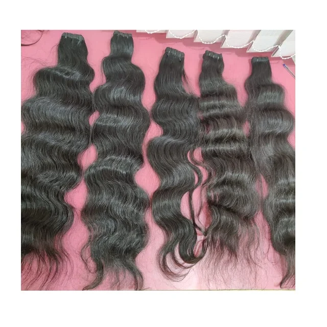 Brazilian wholesale Best Raw Indian Hair extensions largest Raw Human Hair Vendors in India