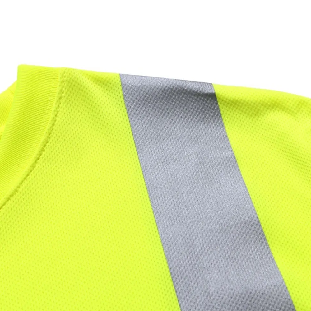 Wholesale high quality Hi Vis Shirts Tops Reflective Safety T Shirts Safety Clothing