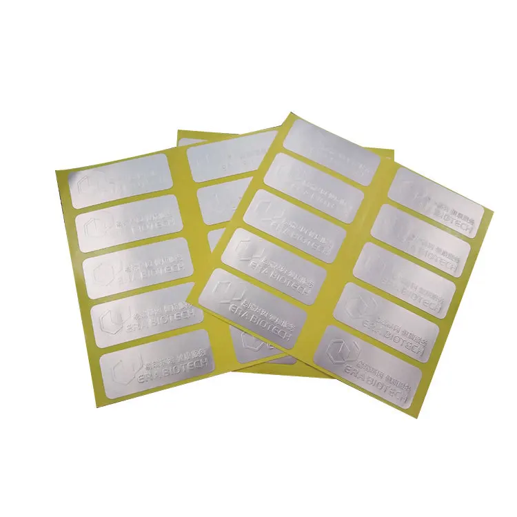 Small business packaging label for custom sticker waterproof sticker sheet printing logo roll adhesive double layer label