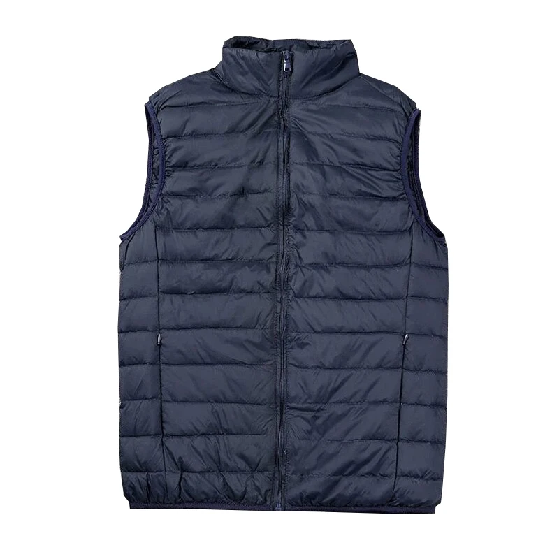 Winter Men Duck Down Vest 2021 Coat Ultra light Sleeveless Puffer Vest Jacket Ultra-Thin Warm Lightweight down Jacket Waistcoat