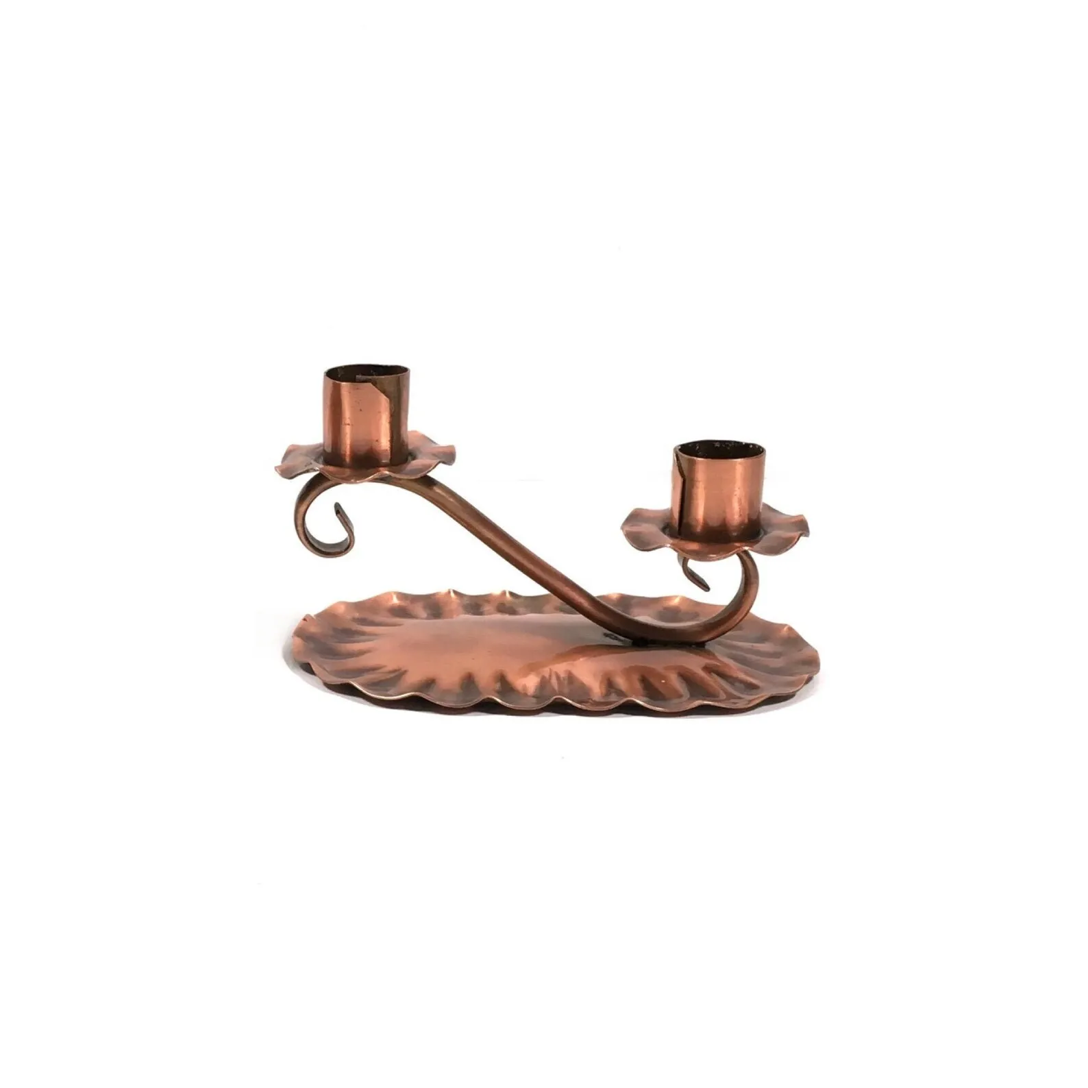 Candle Holders Copper Candle Holder by Gregorian Copper Vintage Taper Candlestick Rustic Country Home Decor