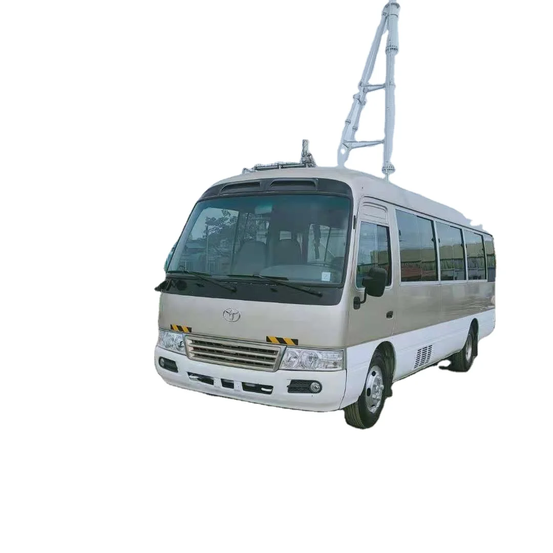 used bus goden new model toyo coaster bus with 1hz diesel engine ,folding door and air condition good for sale