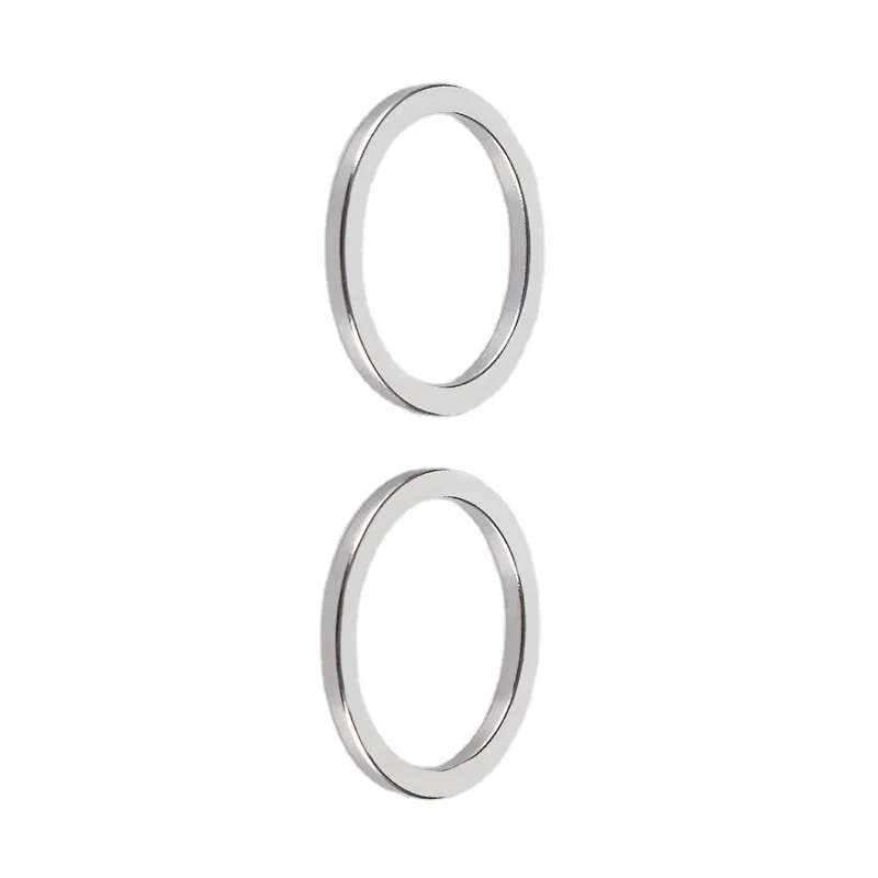 N52 Gold Supplier Custom Strong Magnetic Rare Earth Magnet Thin Round Ring Neodymium Magnets