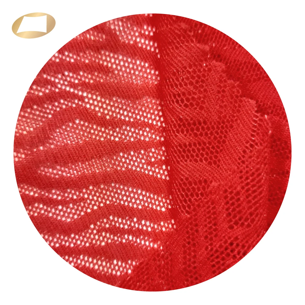 Animal print lace polyamide spandex jacquard fabric for dress