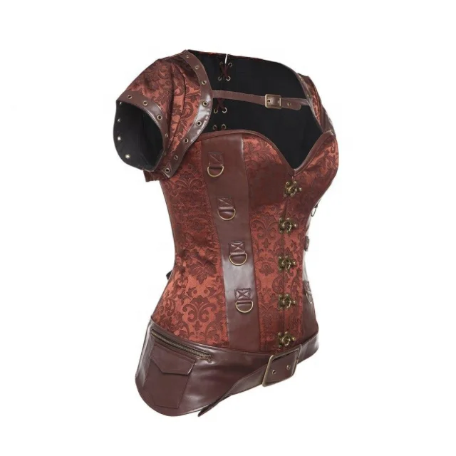 Premium Quality Zipper Over Burst Corset Top Made With Cow Skin Leather For Women Available In Low Prices