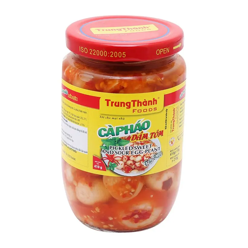 Маринованные креветки и баклажаны 430 г