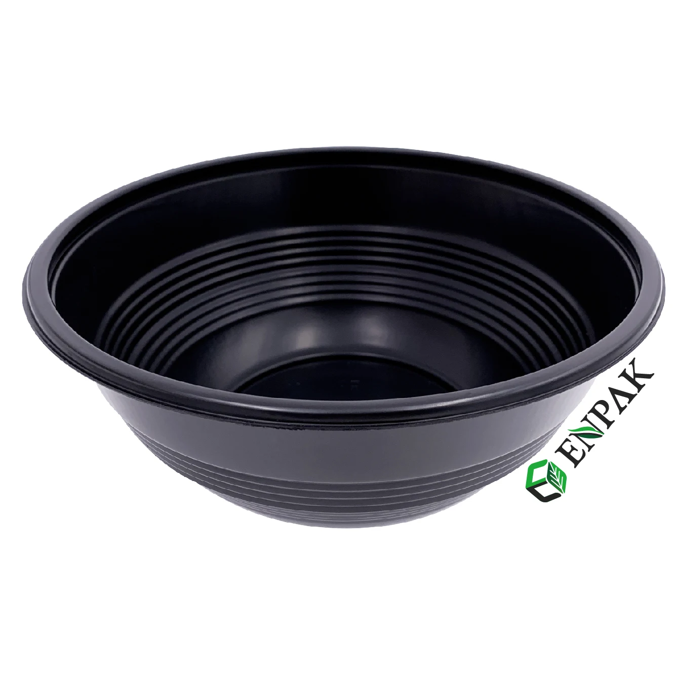 Heat Resistant Plastic Black Miso Soup Bowls for Restaurant