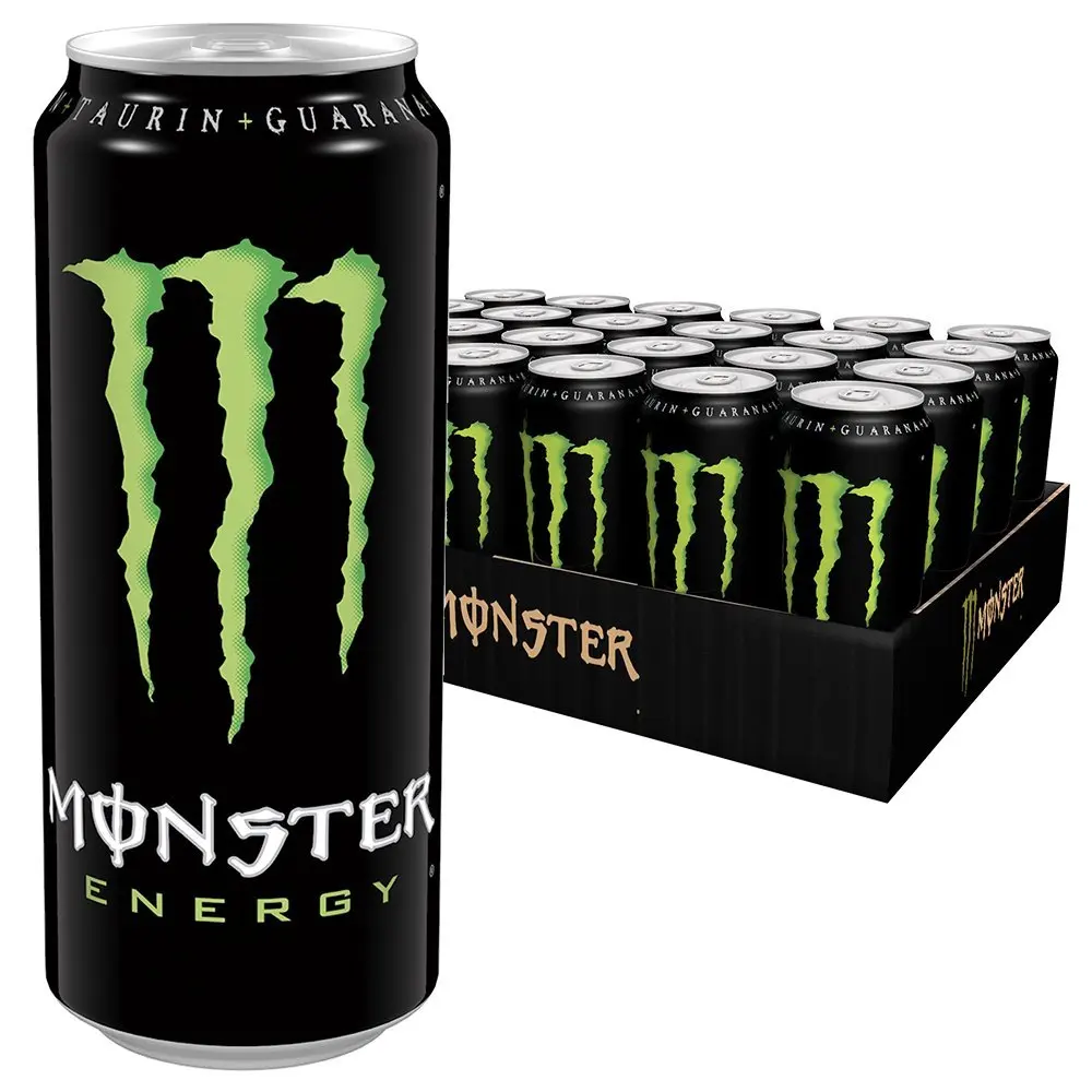 Monster Energy Drink Can 500 ml (Pack of 24)