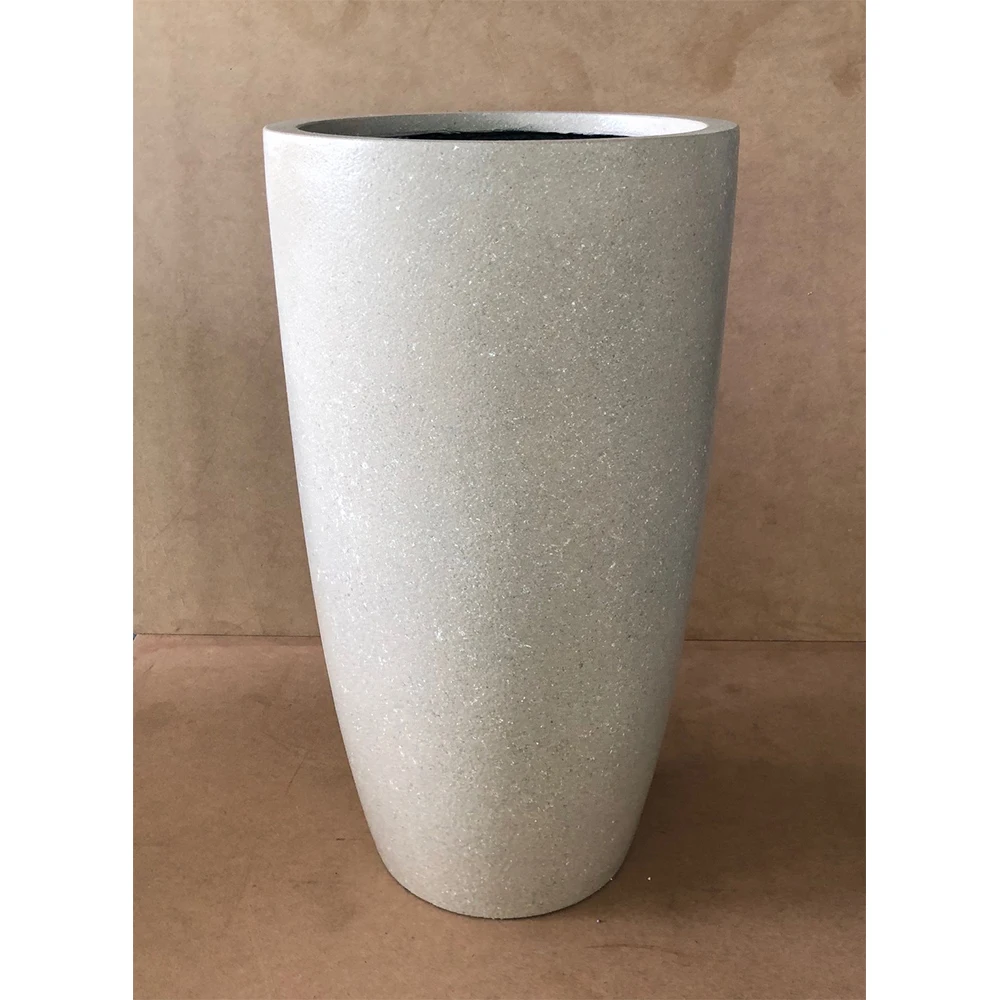 Light Weight Flower Pots Manufacturer CV LW 86 With Modern Style Used for Flower or Green Plant Export From Vietnam