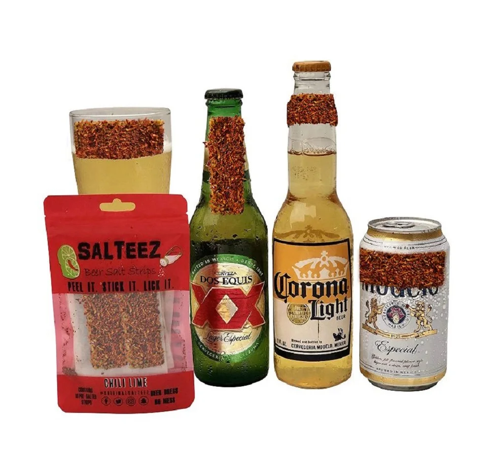 Salteez Beer Salt Strips - Chili Lime - Ready to ship from USA