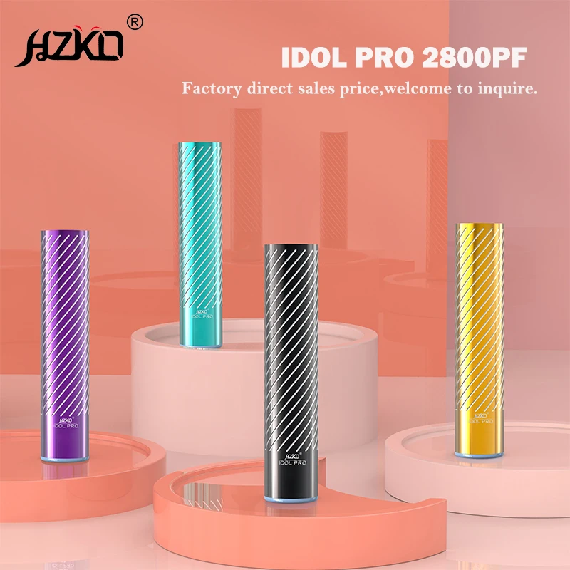 100% оригинальный пустой вейп-набор HZKO IDOL PRO 20 разных цветов 2800F электронный Австралия Лидер продаж в наличии оптовая цена