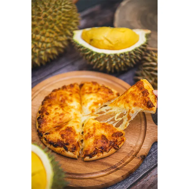 Bulk Sale Frozen Durian Pizza Halal Certified Rich Cheesy Best For & Lovers From Malaysia