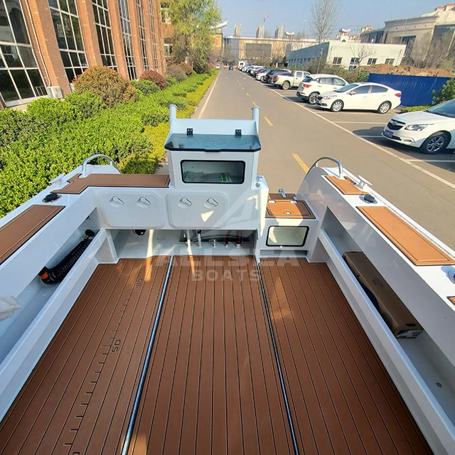 Profisher boat 6.25m fishing boats fishing vessel aluminum boat with outboard