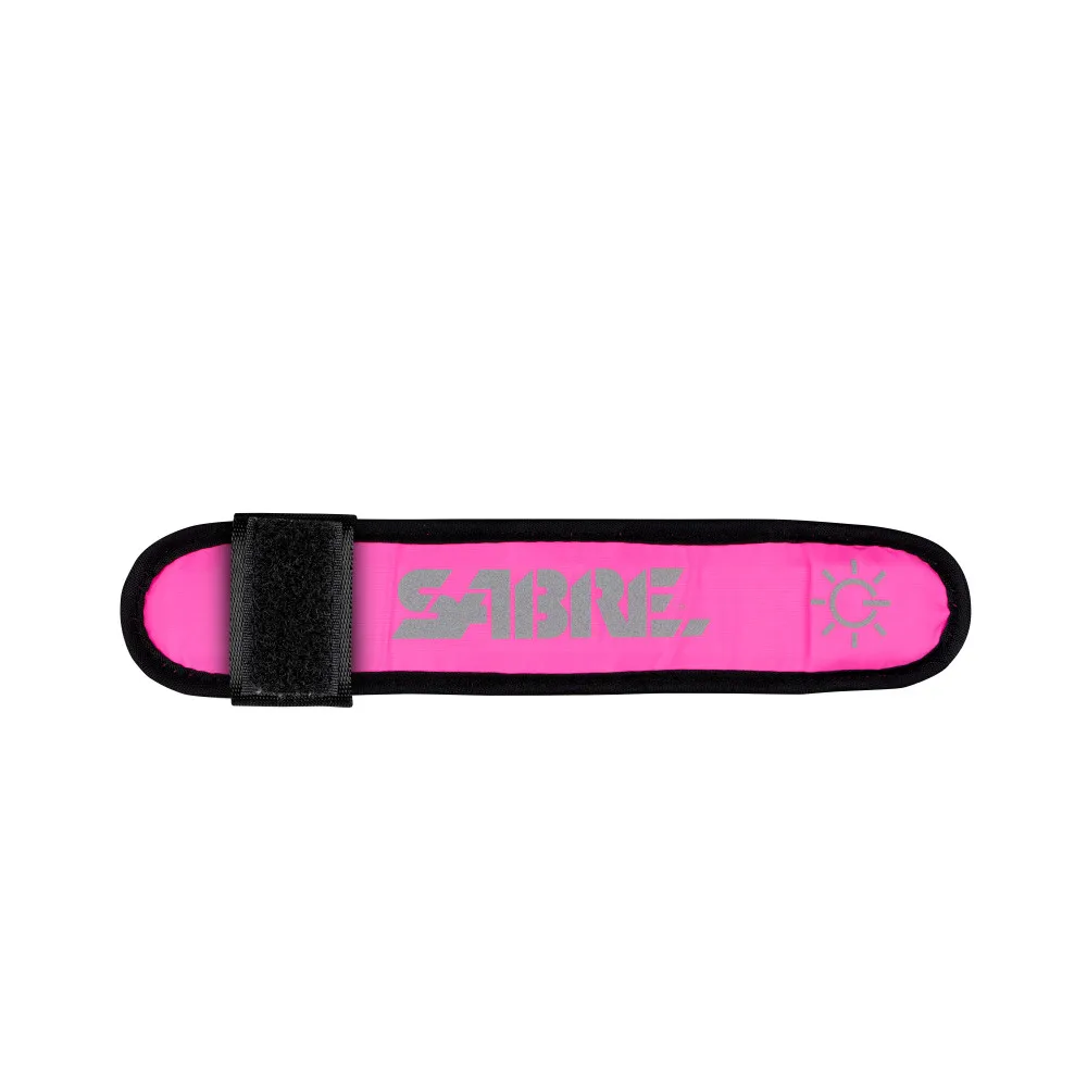 
SABRE RED Runner Pepper Gel Bright Safety Light to Maximize Visibility Pepper Gel w/ Pink LED Armband 