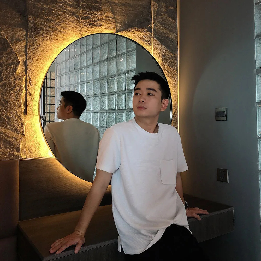 
Wholesale make up light mirror inox frame mirror made in Vietnam 