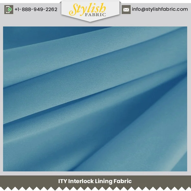 Beige-135  Interlock Lining Stretch Fabric 100% Polyester - Style 13100