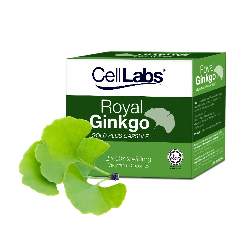 
CellLabs Royal Ginkgo added green tea 