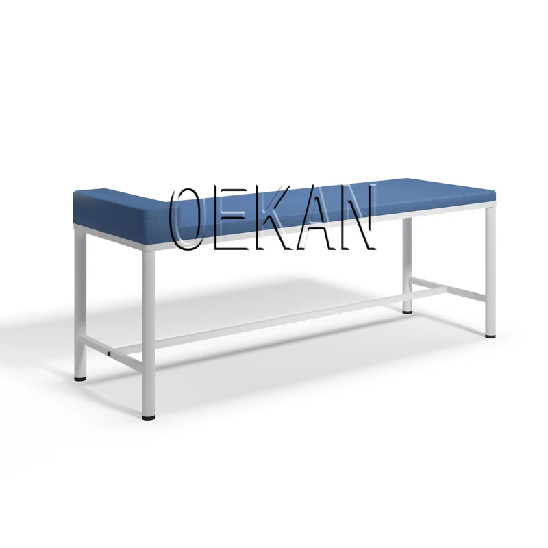 Hospital Durable Metal Frame Examination Bed Medical Patient Simple Examination Table