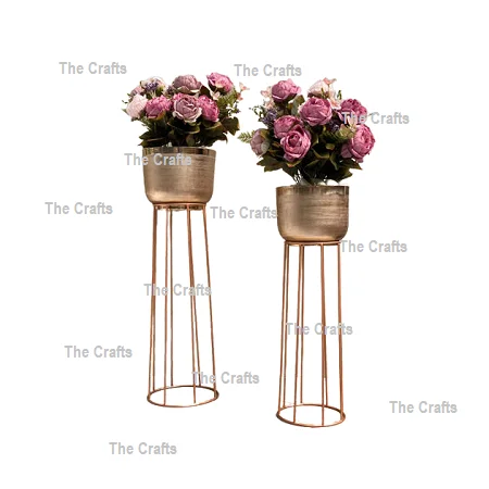 Attractive Design Flower Pot Planter With Iron Stand Superior Quality Garden Decoration at Lowest Prices