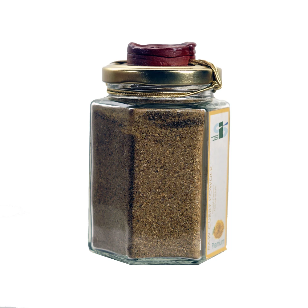 High Quality Wholesale 0.125 kg One Year Warranty Glass Jar Ceylon Raw Curry Powder Origin From Sri Lanka
