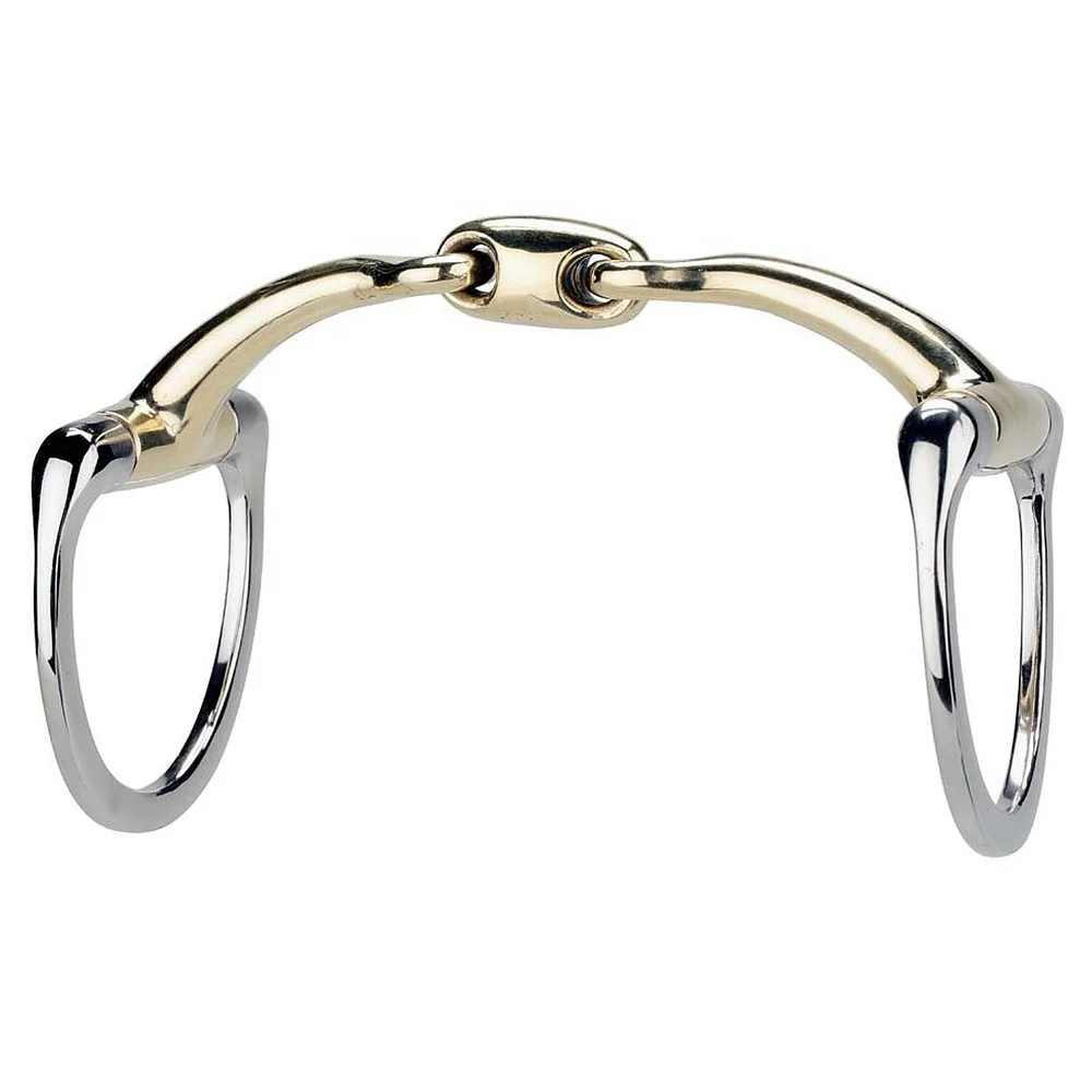 Bomber Egg bit Single Jointed Blue Bit, Bit Horse Snaffle Equestrian