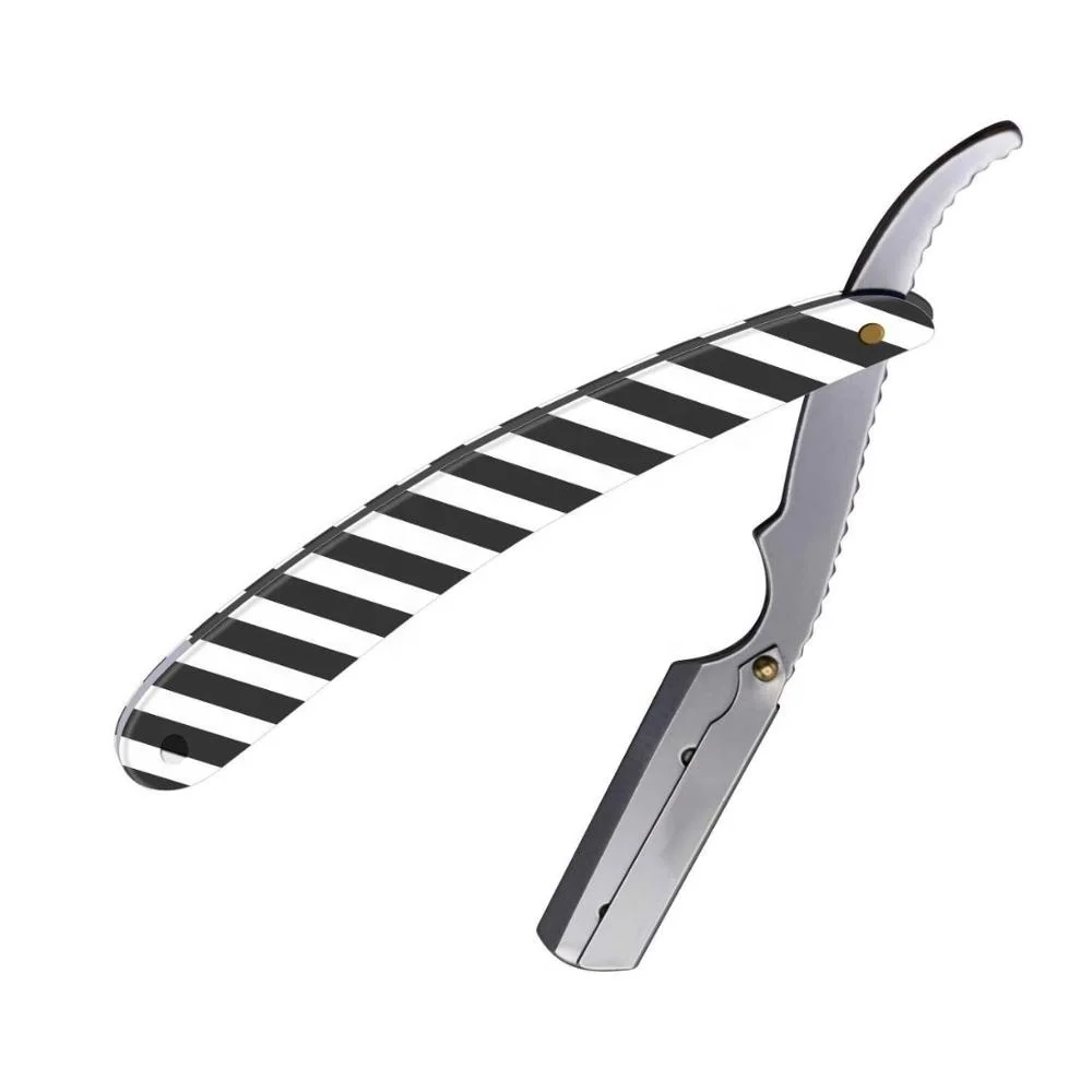 New Design Stainless Steel Straight Single Blade Barber Shaving Razor Private Label Men Shaving With Logo Offer