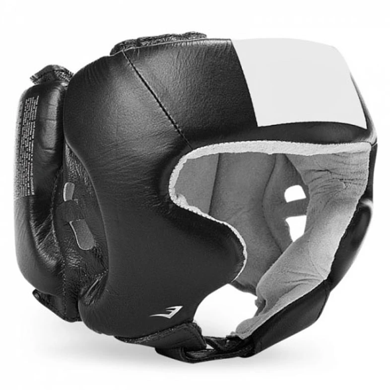 
Covered Boxing Helmet Muay Thai PU Leather Training Sparring Boxing 