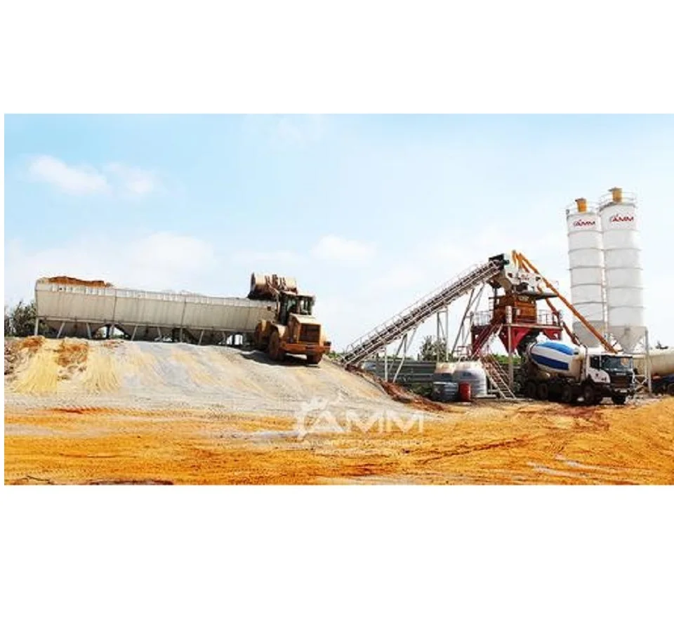 FASTMIX 100CT Compact Concrete batching plant with Conveyor for sale