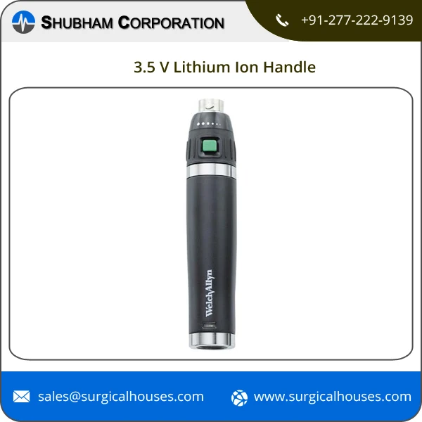 Lithium Ion Battery Technology Twice On-time and Light Weight 3.5 V Lithium Ion Handle from Indian Supplier