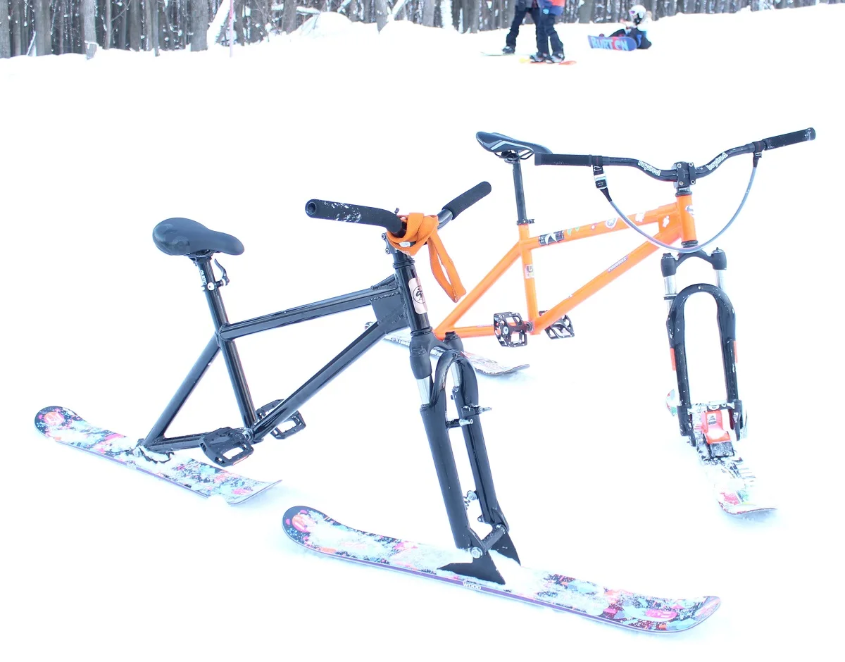  Skibike snowscoot для горнолыжный лыжный горный велосипед катания на