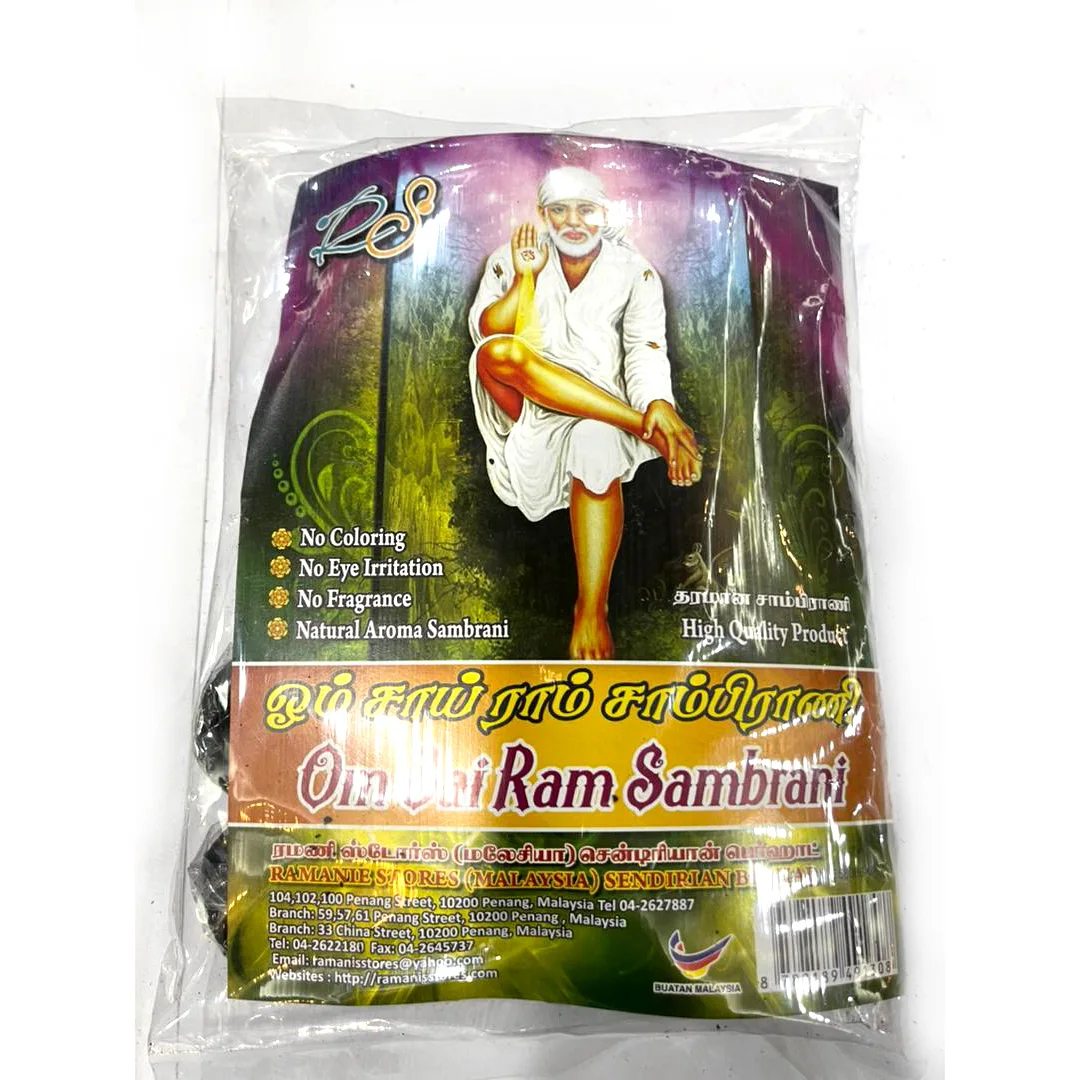
 Ароматические благовония для молитвы RS Om Sai Raam Sambrani высокого качества  