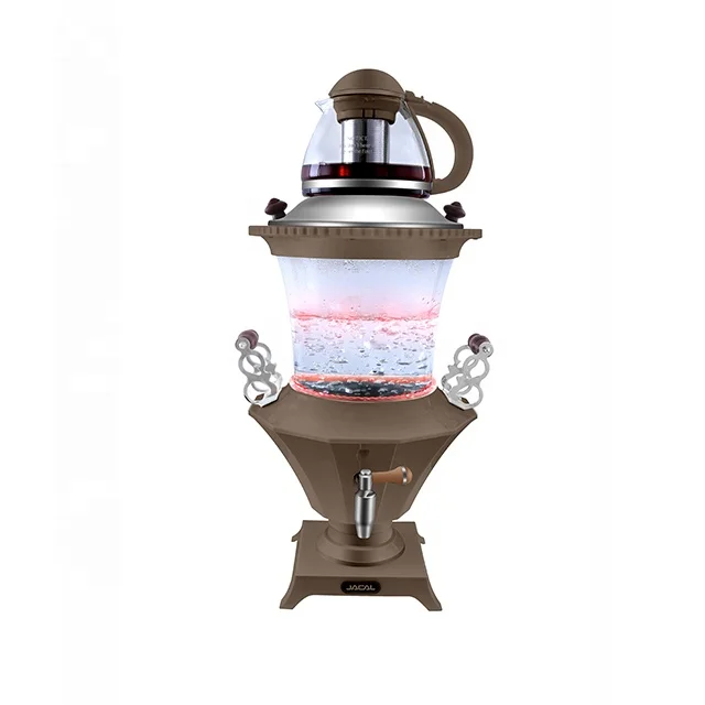 3.2L Home appliances Turkish Tea Maker Glass Samovar