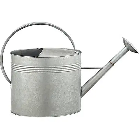 Натуральные и белые готовые оцинкованные кастрюли для полива с гравировкой цветов оптом по очень низкой цене