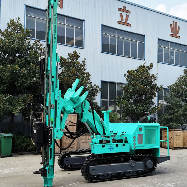  80-300 мм 100 м гусеничная буровая установка DTH Hammer с высоким воздушным давлением для ленточных шахт