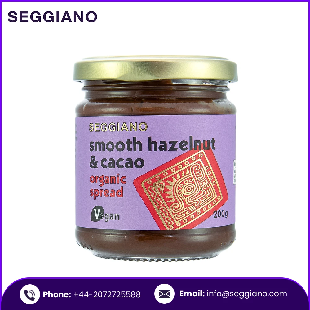 Шоколадный листовой орех Seggiano органический Гладкий шоколад 200 г