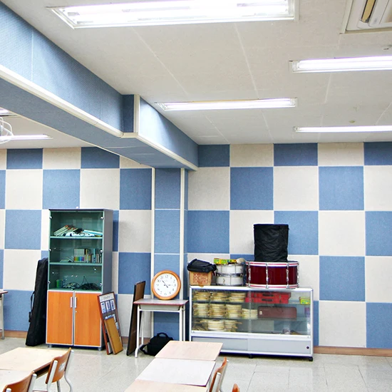 Acoustic Decor Wall Panels Art Soundproof Board Interior Decor Polyester Panels Eco Friendly Decor Materials Modern 2 Years 25mm