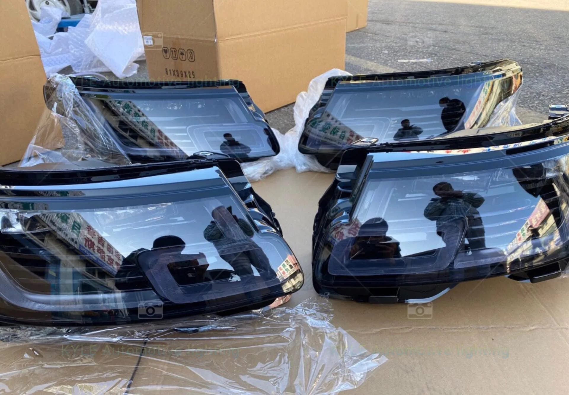 New original headlights for Land Rover Range Rover Sport L494 SVR Velar Evoque Vogue