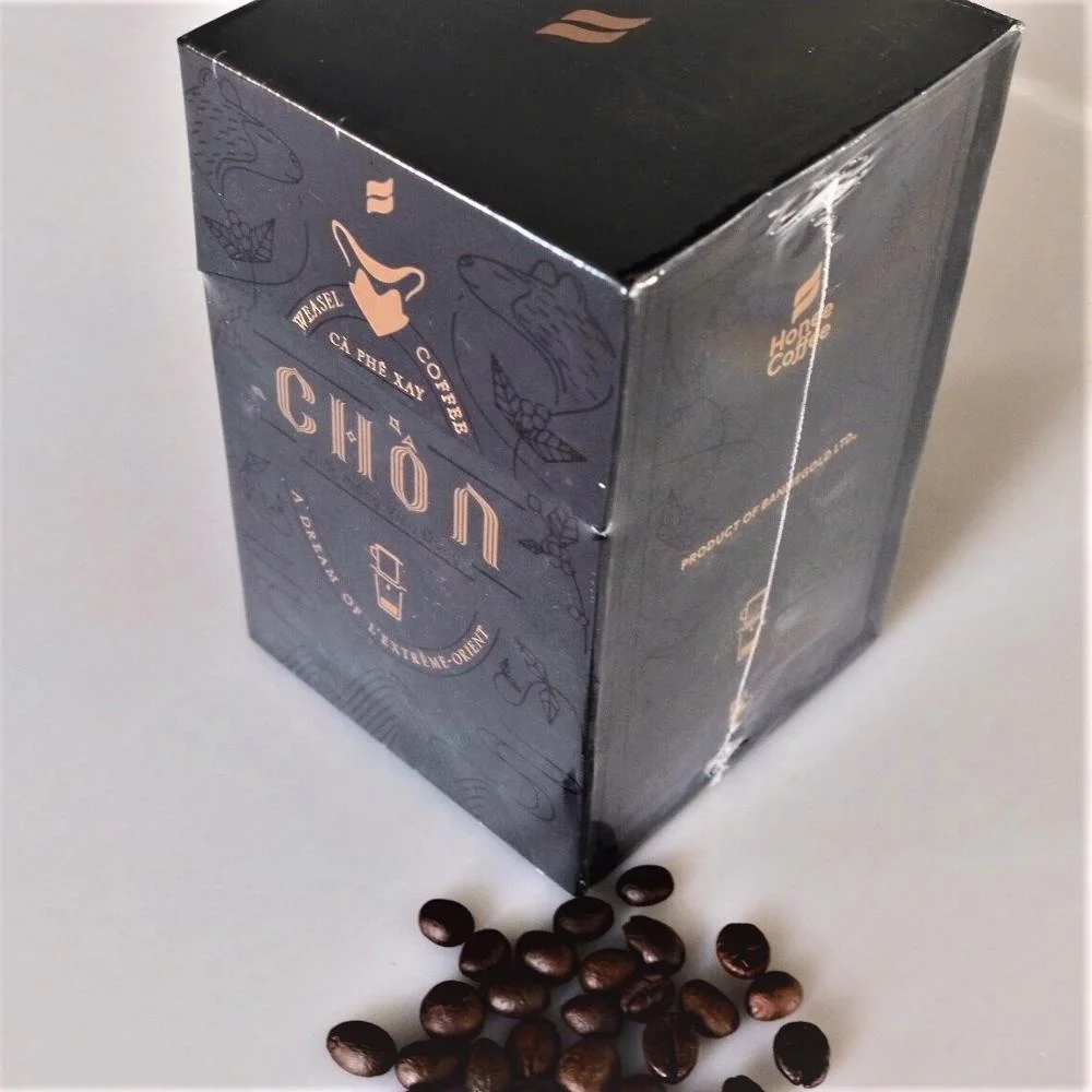 The best coffee in the world - Weasel coffee bean Kopi Luwak Premium 70g/ glass jar- gift for coffee connoisseurs