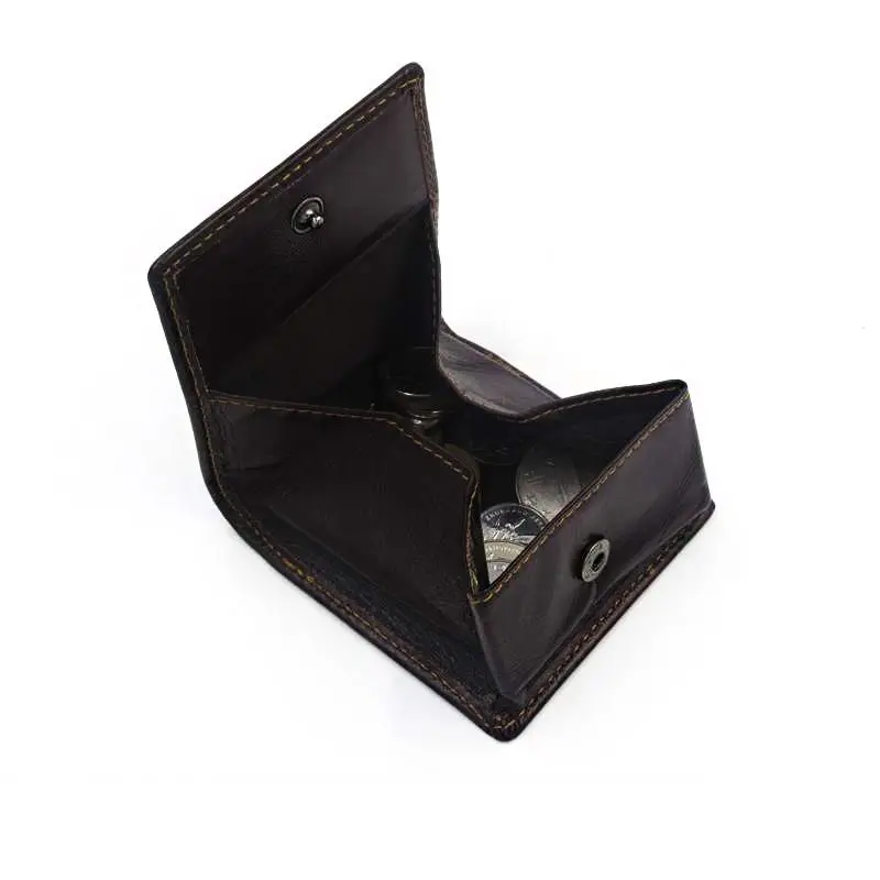 wholesale custom logo engraved branded leather coin purse