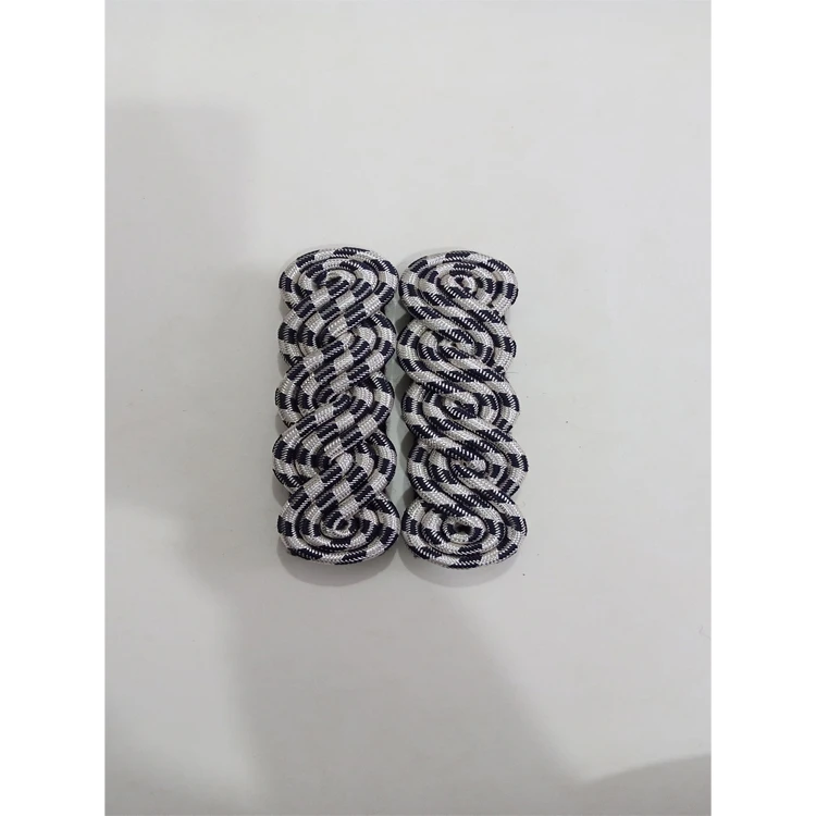 TWISTED SHOULDER CORD GOLD MYLAR SHOULDER CORD EPAULETTE, TRIPLE CORD METALLIC SHOULDER