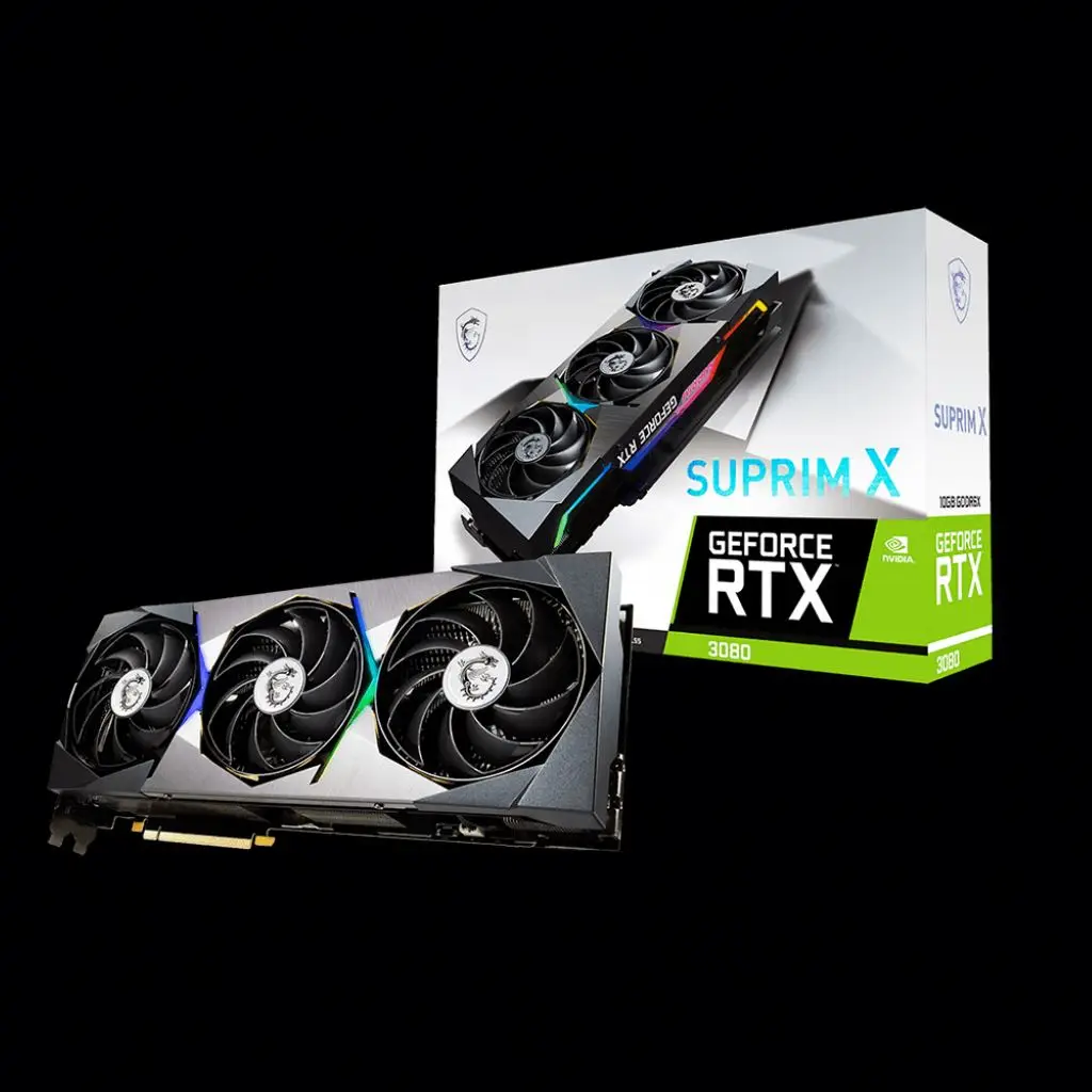 Высокое качество M-SI видеокарта Ge-Force RTX 3080 Суприм X 10 ГБ GDDR6 игровые карты в наличии на складе