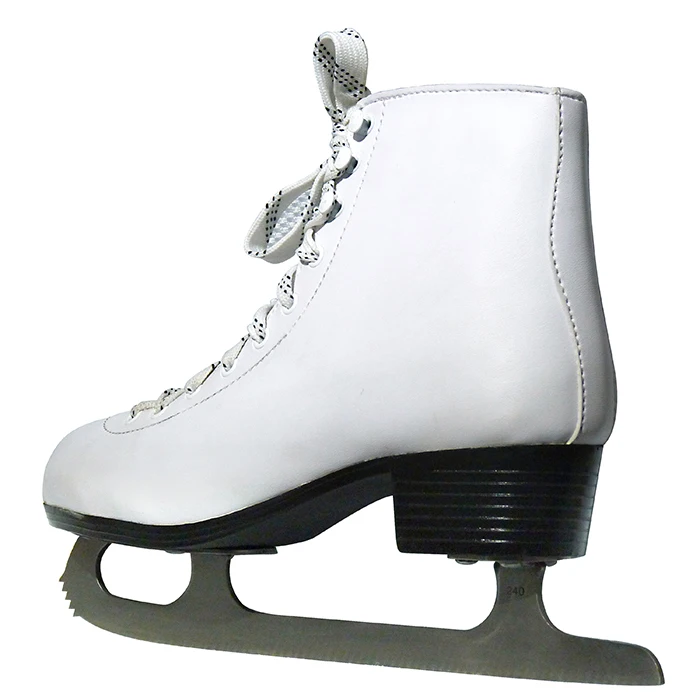 Customized cold-resistant  PVC Ice skating Figure ice skates with EN 15638 test Figure skate with Stainless steel blade