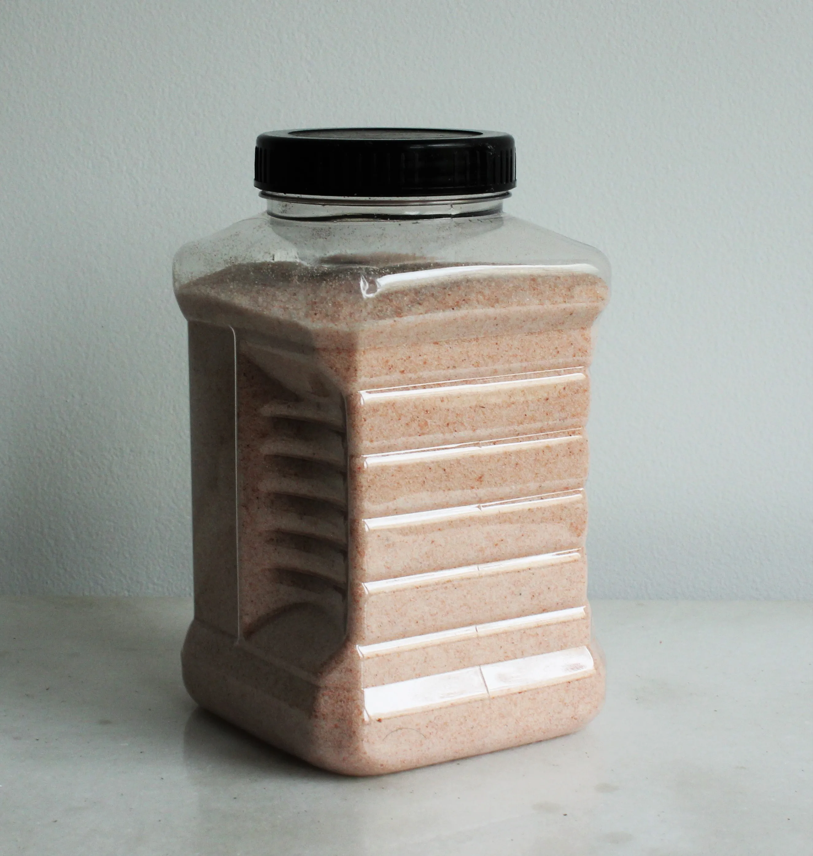 Himalayan Pink Rock Salt Fine Meshed Dark Pink Salt - Packaging 1kg Jars