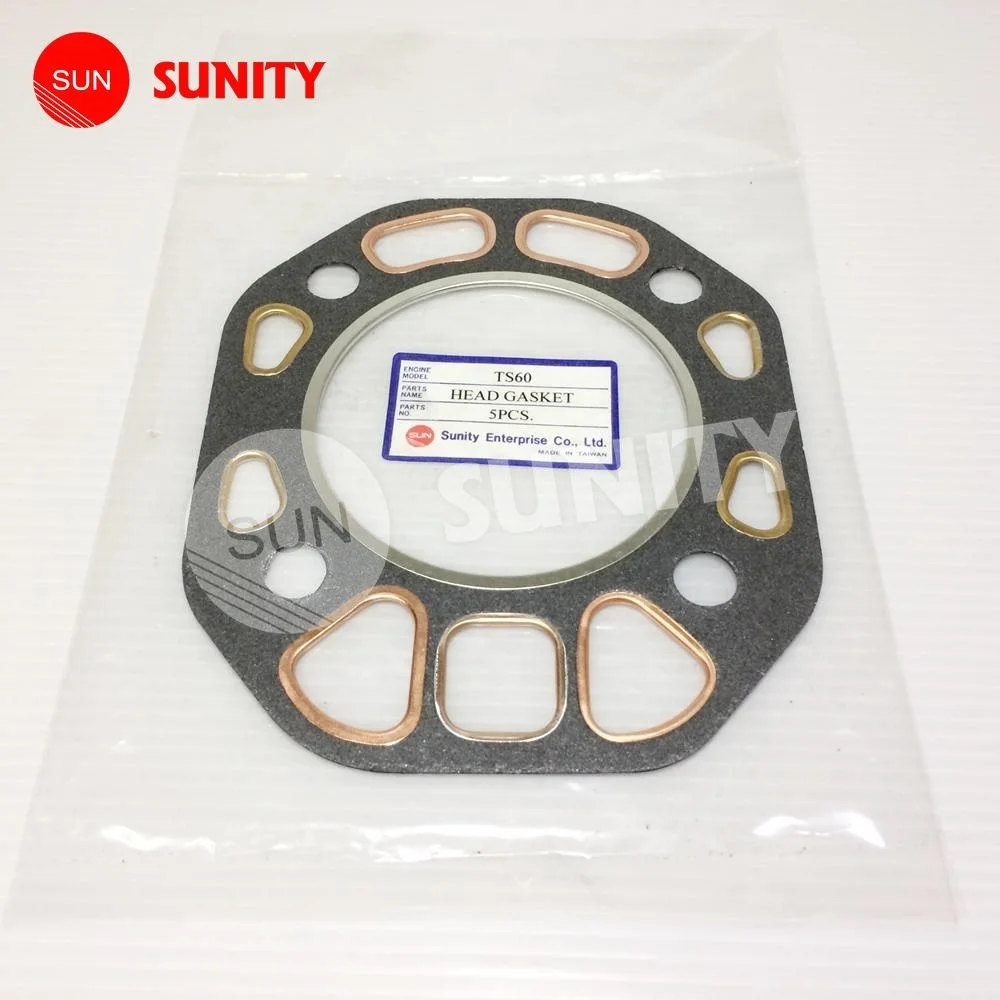 Taiwan factory direct sale farm tractors trucks part maintenance market gasket for Yanmar TS60