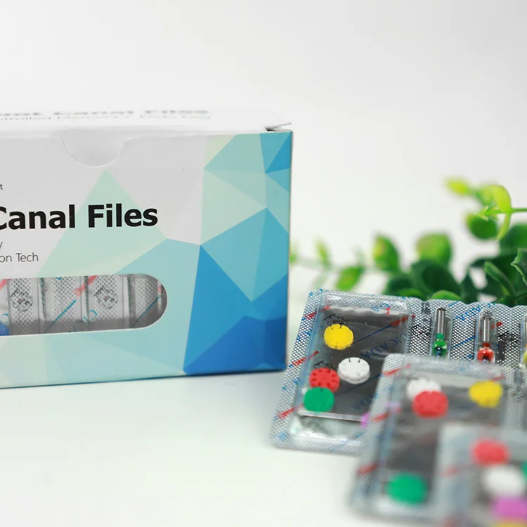 Medical Instrument Niti Alloy Super Flexible Files Gold Shape Memory Dental Euipment Engine Use Super Files